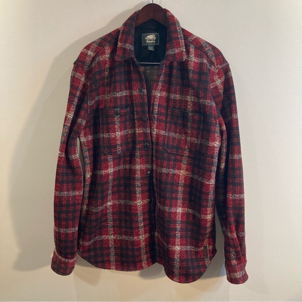 ROOTS Sz XL Vintage Shacket Shirt with Front Pockets
